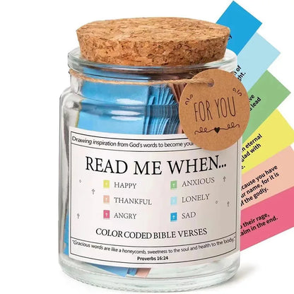 Bible Verse Jar For Positive Thinking