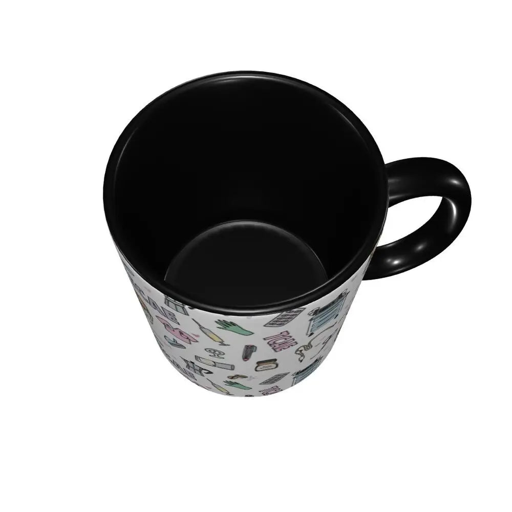 Pink Nurse Coffee Ceramic Mug