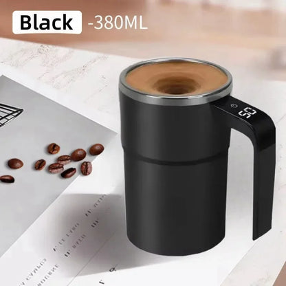 Self Stirring Coffee Mug - 380ml USB Charging with Temperature Display