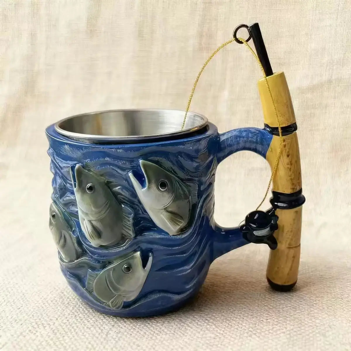 Fishing Dads Funny Resin Coffee Mug
