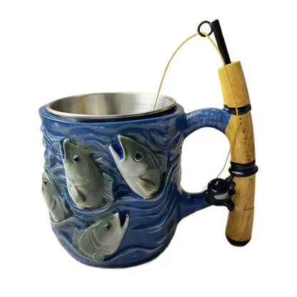 Fishing Dads Funny Resin Coffee Mug