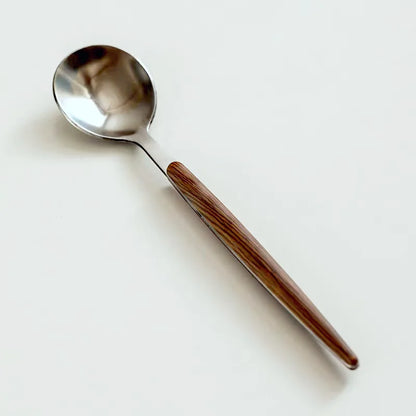 200ml Glass Wooden Tray Latte Coffee Mug