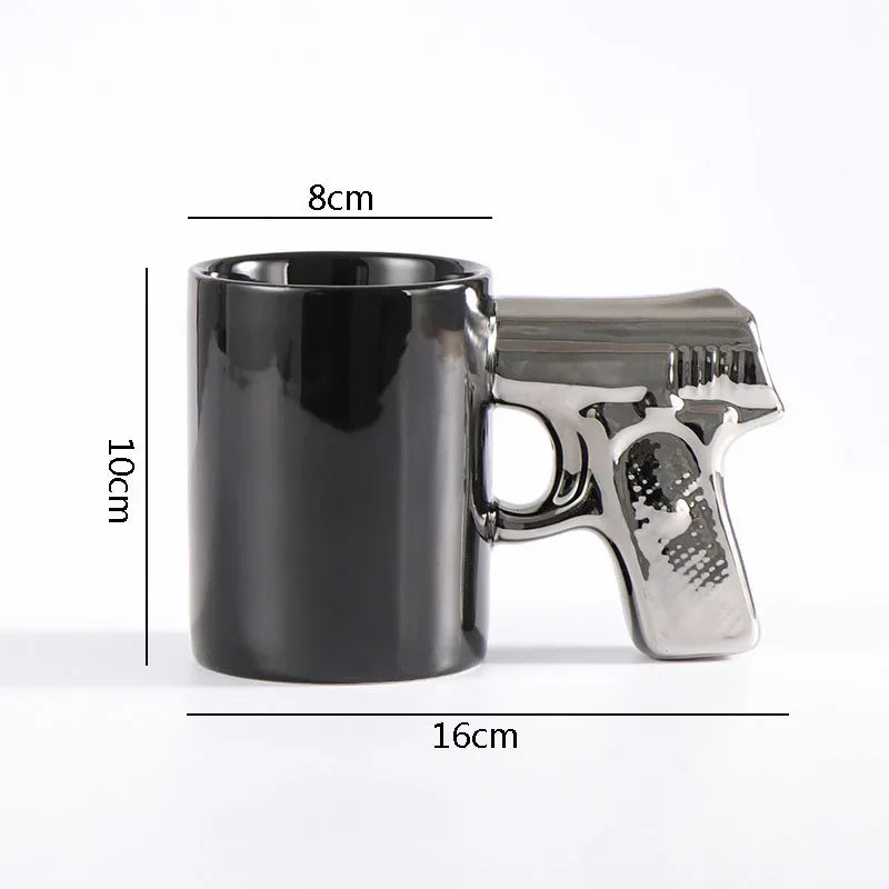 Creative Pistol Ceramic Coffee Mug