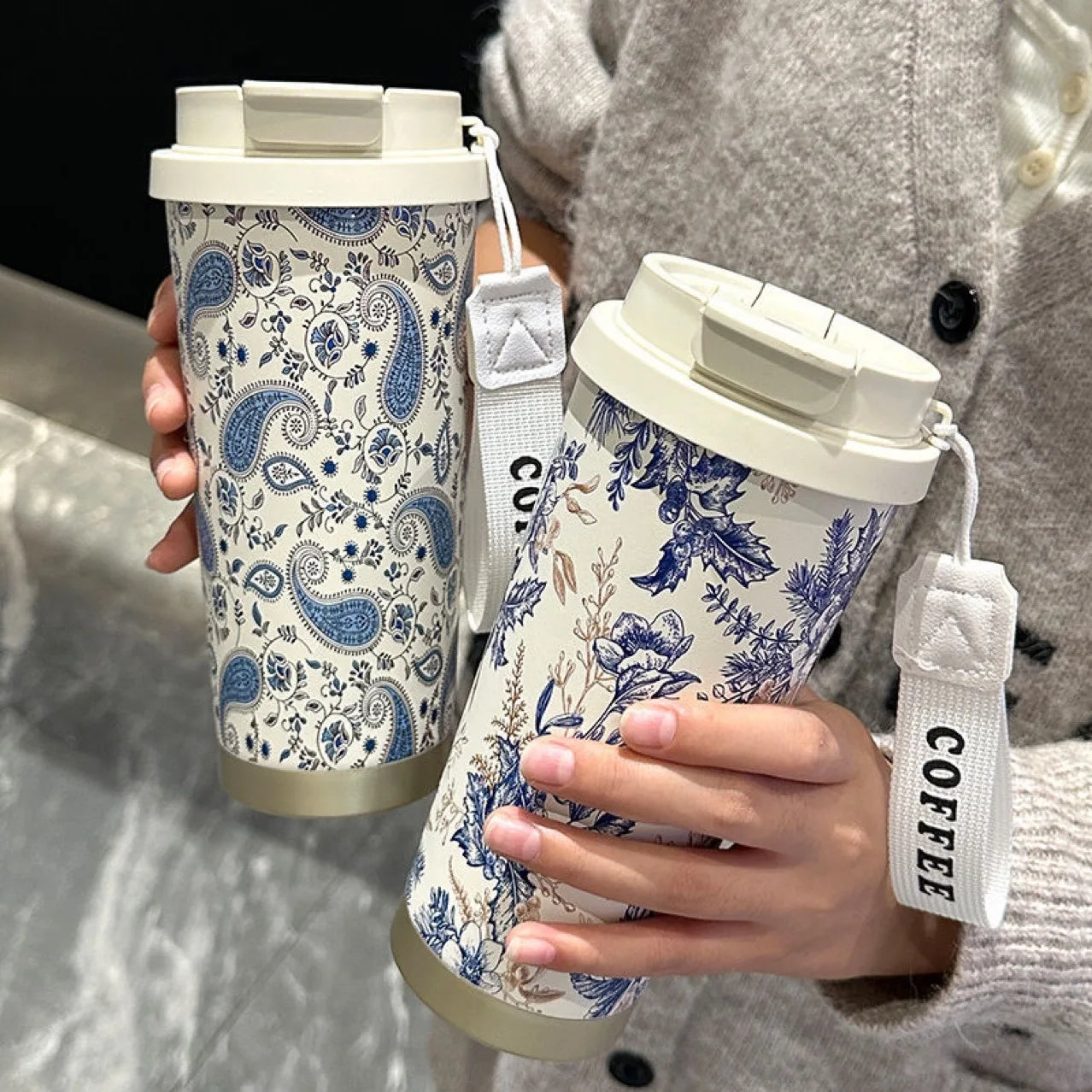 240Oz Thermos Extra Large Coffee Mug - Microwave Safe