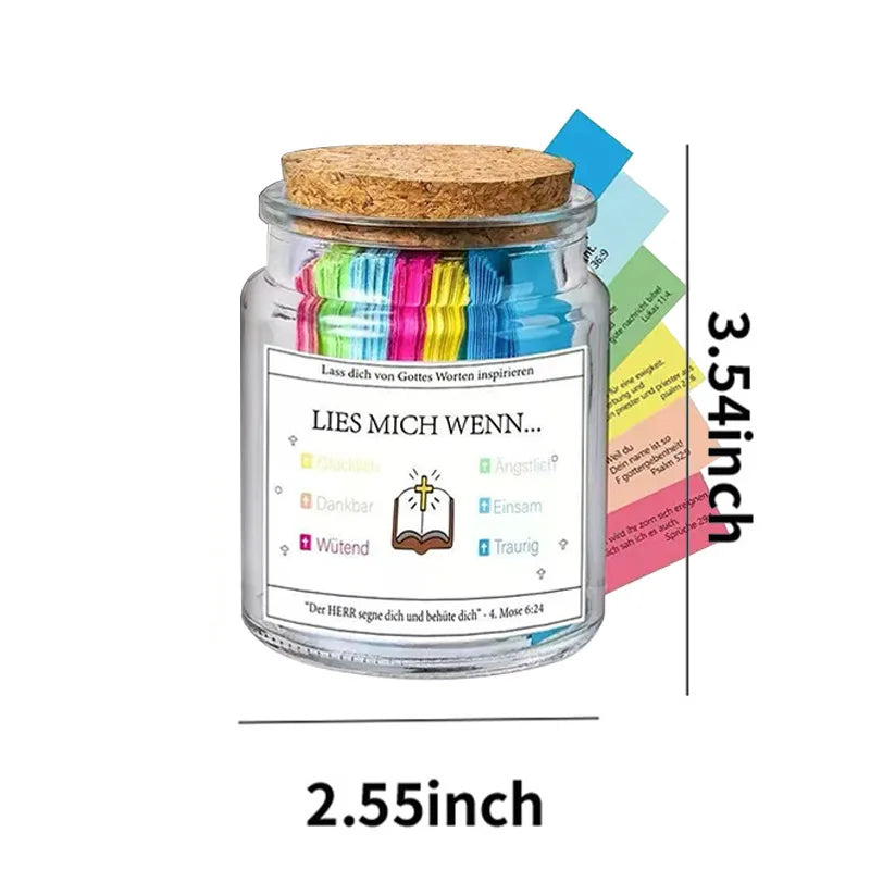 Bible Verse Jar For Positive Thinking