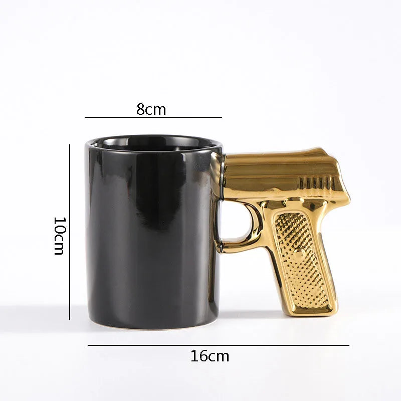 Creative Pistol Ceramic Coffee Mug