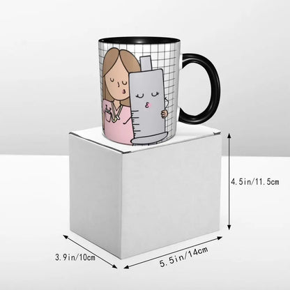Pink Nurse Coffee Ceramic Mug