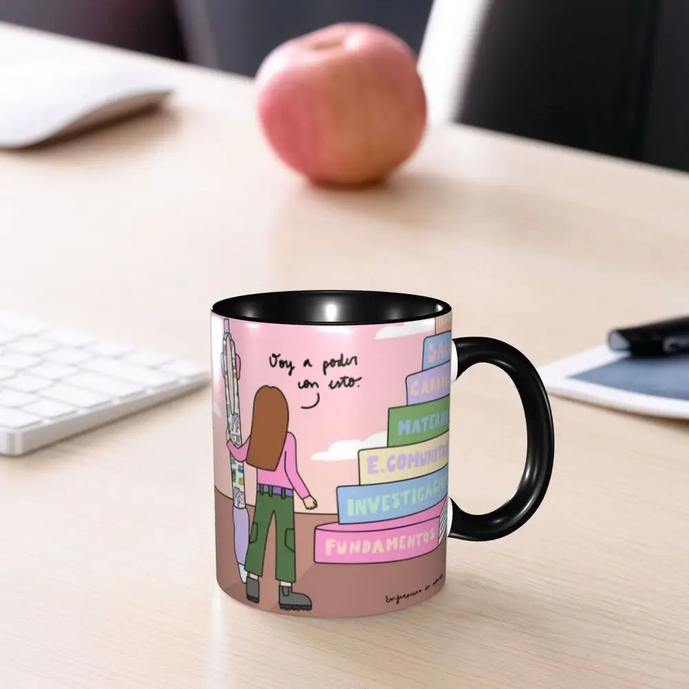 Pink Nurse Coffee Ceramic Mug