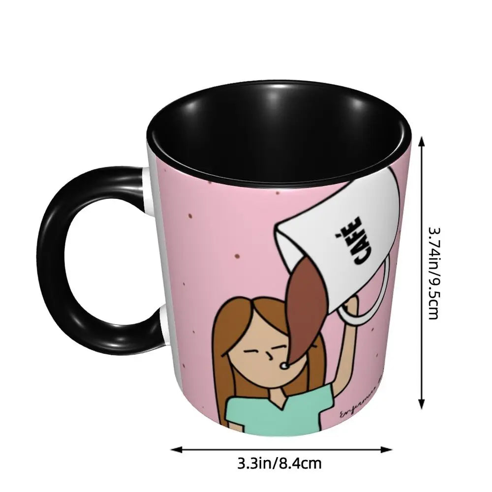 Pink Nurse Coffee Ceramic Mug