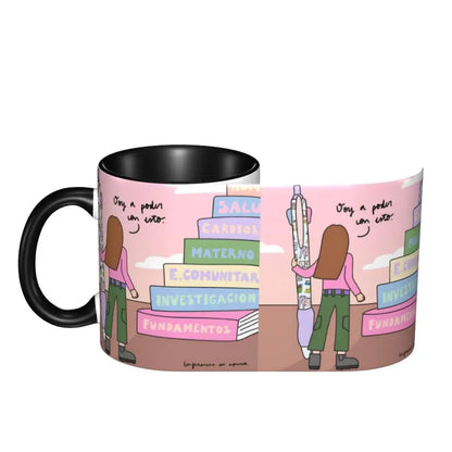 Pink Nurse Coffee Ceramic Mug