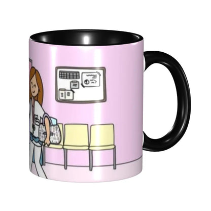 Pink Nurse Coffee Ceramic Mug