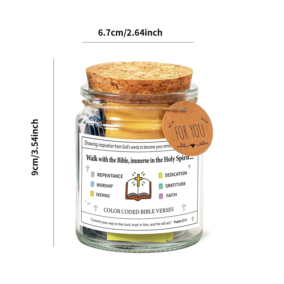 Bible Verse Jar For Positive Thinking