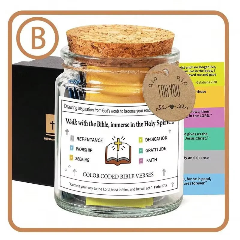 Bible Verse Jar For Positive Thinking