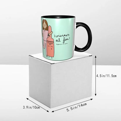 Pink Nurse Coffee Ceramic Mug