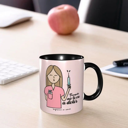 Pink Nurse Coffee Ceramic Mug