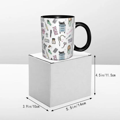 Pink Nurse Coffee Ceramic Mug