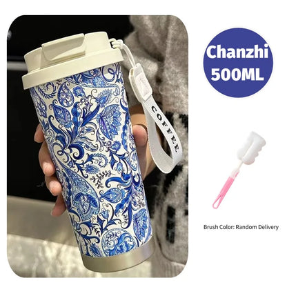 240Oz Thermos Extra Large Coffee Mug - Microwave Safe