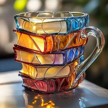 3D Readers Glass Coffee Mug - Bookworm Gift