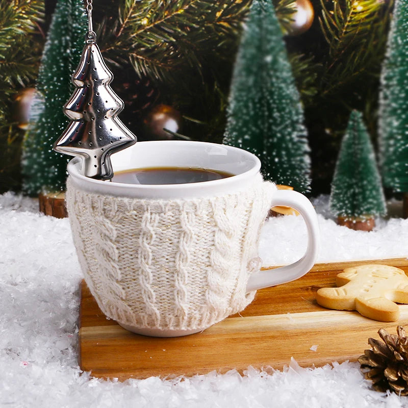 Christmas White Coffee Mug For Crochet Lovers - 12oz