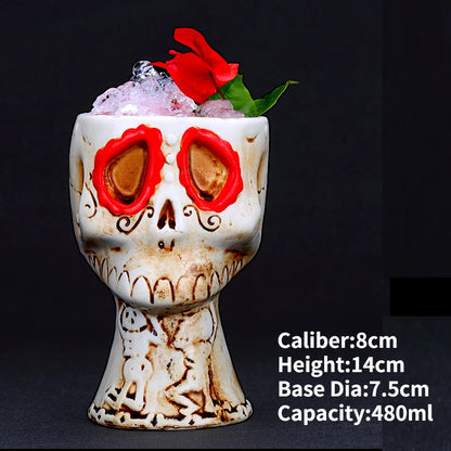 Hawaii Ceramic Tiki Easter Island Coffee Mugs