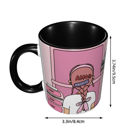 Pink Nurse Coffee Ceramic Mug