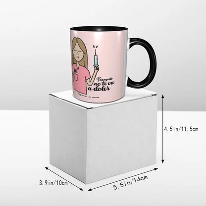 Pink Nurse Coffee Ceramic Mug