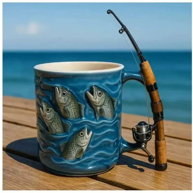 Fishing Dads Funny Resin Coffee Mug