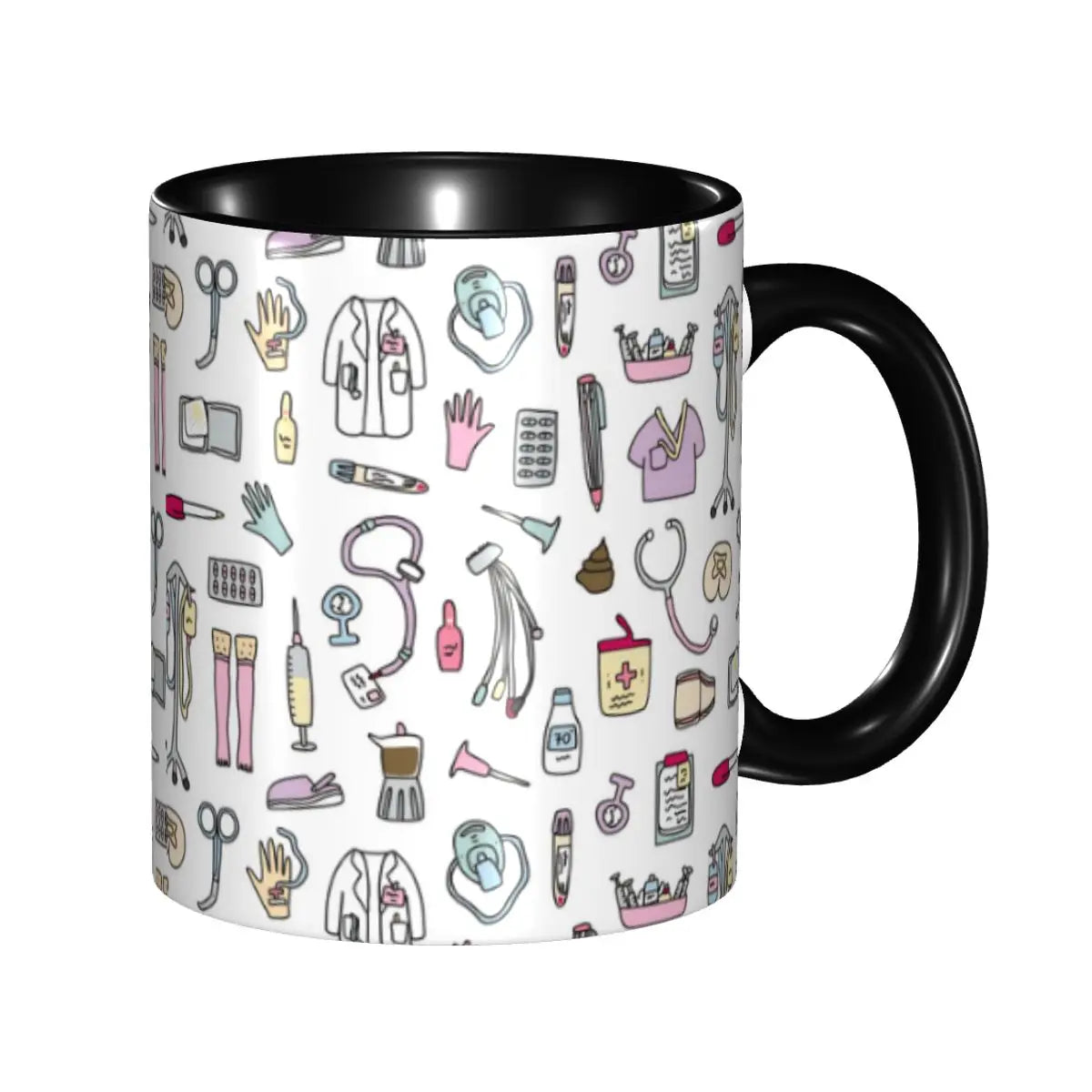 Pink Nurse Coffee Ceramic Mug