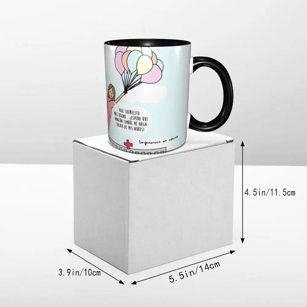 Pink Nurse Coffee Ceramic Mug