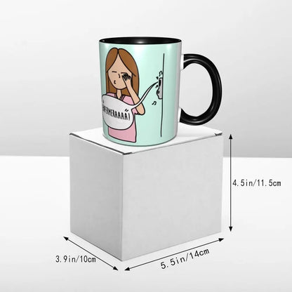 Pink Nurse Coffee Ceramic Mug