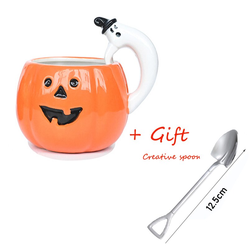 Creative Halloween Christmas Mug Pumpkin Coffee Cup Funny