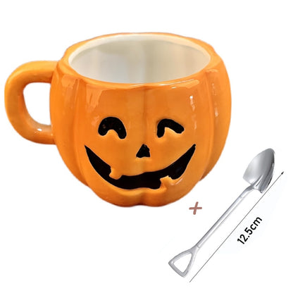 Creative Halloween Christmas Mug Pumpkin Coffee Cup Funny