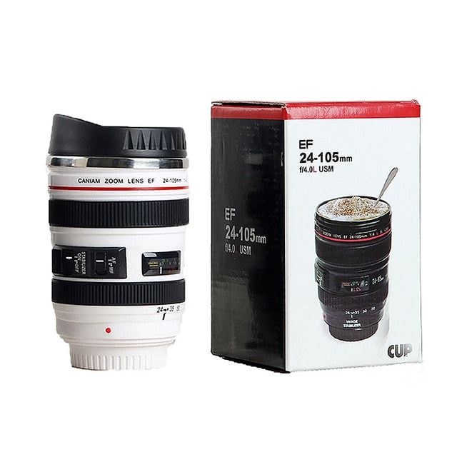 Stainless Steel Camera style Coffee Mug