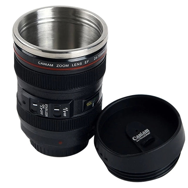 Stainless Steel Camera style Coffee Mug